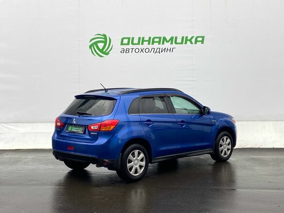 2014 Mitsubishi ASX I Рестайлинг, синий, 990000 рублей - вид 4