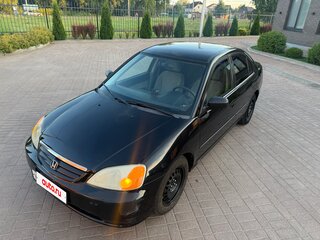 2001 Honda Civic VII, чёрный, 299000 рублей, вид 4