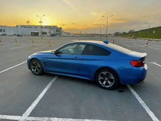 2016 BMW 4 серии 420d xDrive F32/F33/F36, синий, 2600000 рублей, вид 5