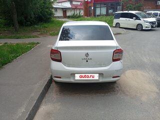 2014 Renault Logan II, белый, 195000 рублей, вид 4