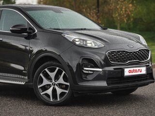 2019 Kia Sportage IV Рестайлинг, чёрный, 1800000 рублей, вид 2