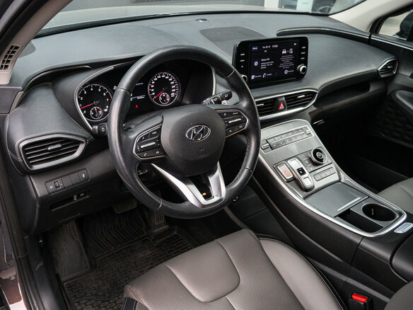 2021 Hyundai Santa Fe IV Рестайлинг, коричневый - вид 10