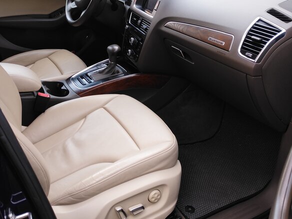 2013 Audi Q5 I (8R) Рестайлинг, синий, 2200000 рублей - вид 6