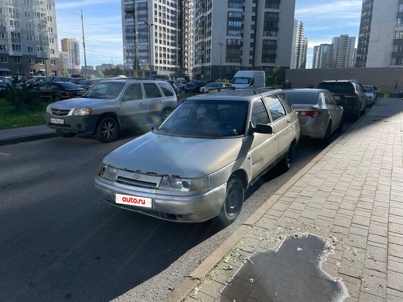 2001 Lada (ВАЗ) 2111, серебристый - вид 1
