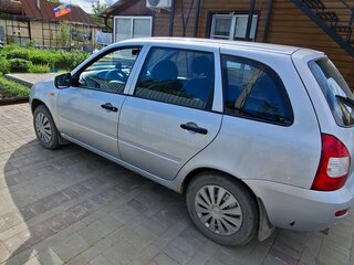 2013 Lada (ВАЗ) Kalina I, серебристый, 300000 рублей, вид 4