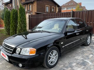 2004 Kia Magentis I Рестайлинг, чёрный, 455000 рублей, вид 2