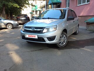 2017 Lada (ВАЗ) Granta I, серебристый, 465000 рублей, вид 1