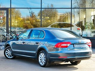 2014 Skoda Superb DSG II Рестайлинг, серый, 1089000 рублей, вид 4