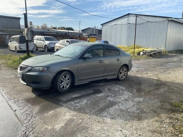 2006 Mazda 3 4-speed I (BK) Рестайлинг, серый, 620000 рублей