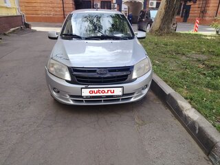 2012 Lada (ВАЗ) Granta I, серебристый, 200000 рублей, вид 2