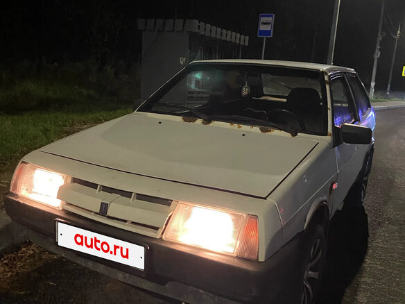1990 Lada (ВАЗ) 2108, белый, 60000 рублей
