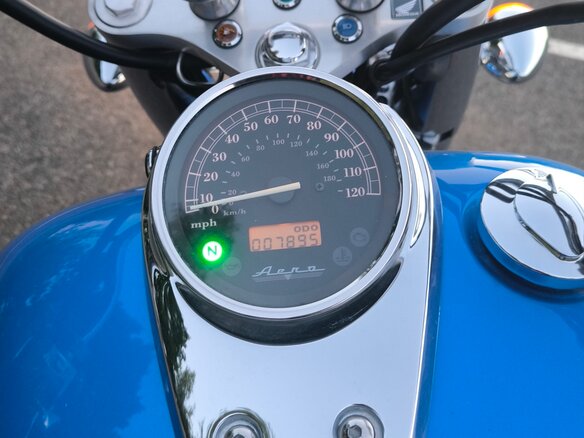 2022 Honda Shadow 750, синий, 650000 рублей - вид 8