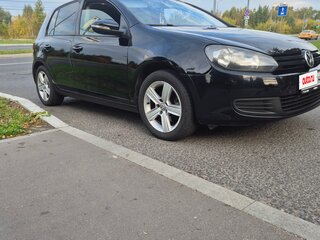2009 Volkswagen Golf VI, чёрный, 650000 рублей, вид 3