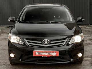 2012 Toyota Corolla X (E140, E150) Рестайлинг, чёрный, 850000 рублей, вид 2