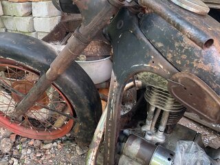 1951 BMW R 35, чёрный, 325000 рублей, вид 3