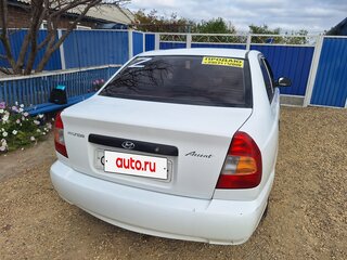 2003 Hyundai Accent ТагАЗ II, белый, 330000 рублей, вид 4