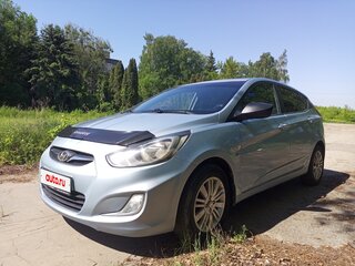 2011 Hyundai Solaris I, голубой, 650000 рублей, вид 1