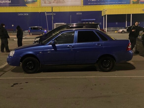 2007 Lada (ВАЗ) Priora I, синий, 230000 рублей - вид 4