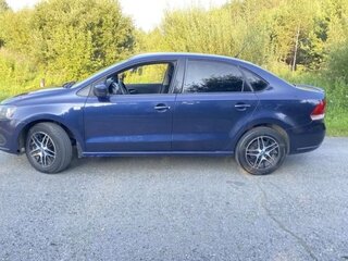 2014 Volkswagen Polo V, синий, 777000 рублей, вид 4