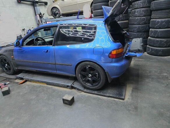 1993 Honda Civic V, синий, 800000 рублей - вид 5
