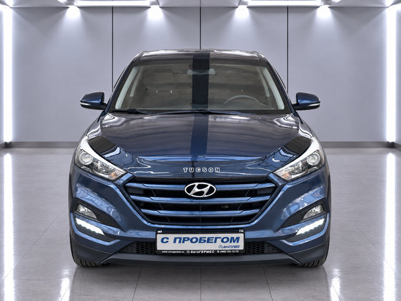 2017 Hyundai Tucson III, синий, 1450000 рублей - вид 1