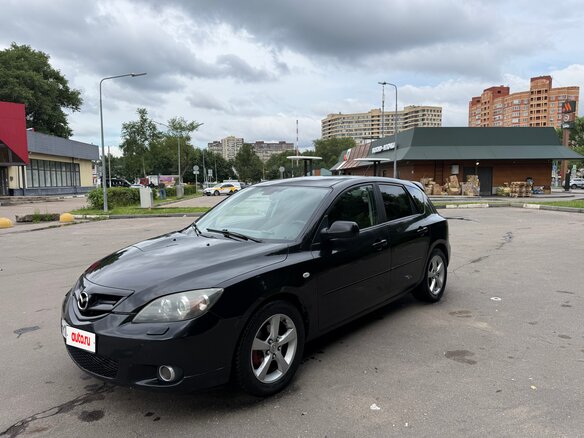 2005 Mazda 3 I (BK), чёрный - вид 2