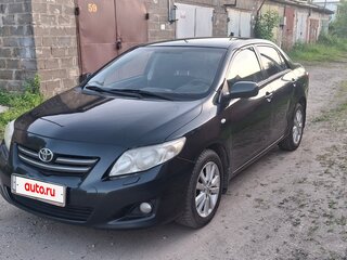 2008 Toyota Corolla AMT X (E140, E150), чёрный, 680000 рублей, вид 2