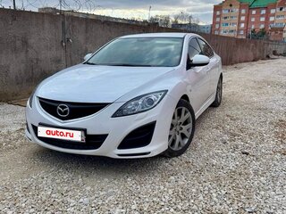 2010 Mazda 6 II (GH) Рестайлинг, белый, 750000 рублей, вид 2