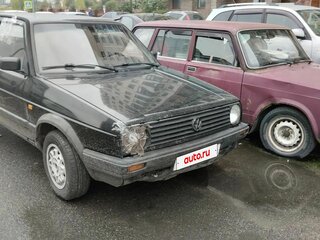 1991 Volkswagen Golf KAT II, чёрный, 75000 рублей, вид 2