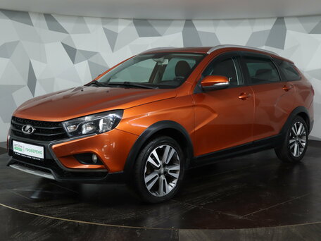 2019 Lada (ВАЗ) Vesta SW Cross I, оранжевый, 899000 рублей, вид 1