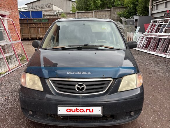 2001 Mazda MPV II (LW), чёрный, 230000 рублей