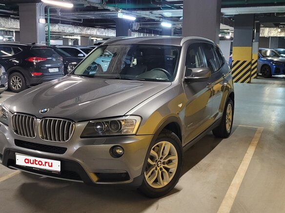 2011 BMW X3 28i xDrive II (F25), серый, 1540000 рублей - вид 13