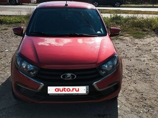 2019 Lada (ВАЗ) Granta I Рестайлинг, красный, 580000 рублей, вид 2