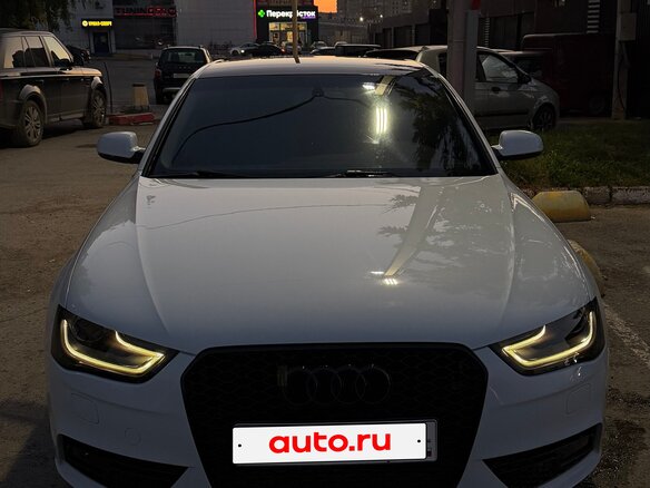 2015 Audi A4 IV (B8) Рестайлинг, белый, 1850000 рублей - вид 7