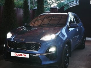 2019 Kia Sportage IV Рестайлинг, синий, 2320000 рублей, вид 2