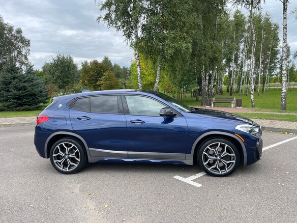 2018 BMW X2 xDrive28i I (F39), синий, 2200000 рублей - вид 1