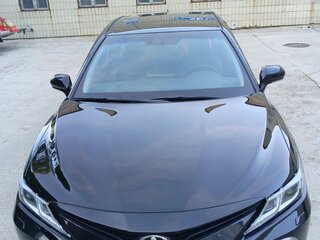 2021 Toyota Camry VIII (XV70) Рестайлинг, чёрный, 2760000 рублей, вид 4