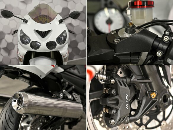 2007 Kawasaki ZZR 1400, белый, 599000 рублей - вид 9