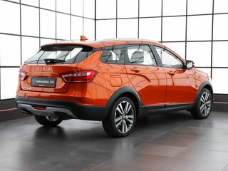 2019 Lada (ВАЗ) Vesta SW Cross I, оранжевый, 1220000 рублей, вид 4