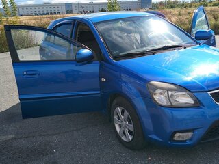2011 Kia Rio II Рестайлинг, синий, 600000 рублей, вид 2