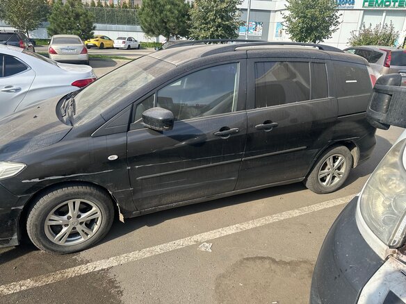 2008 Mazda 5 I (CR) Рестайлинг, чёрный - вид 3