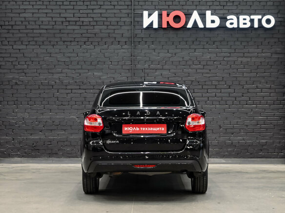 2024 Lada (ВАЗ) Granta I Рестайлинг, чёрный, 840000 рублей - вид 5