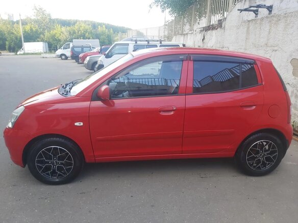 2007 Kia Picanto I Рестайлинг, красный, 500000 рублей - вид 15