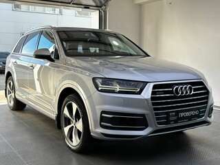2017 Audi Q7 II (4M), серебристый, 4410000 рублей, вид 3