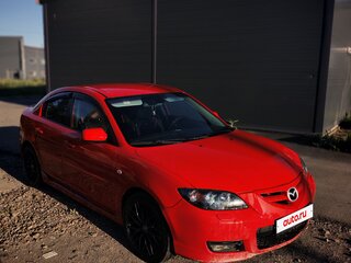 2008 Mazda 3 I (BK) Рестайлинг, красный, 525000 рублей, вид 3