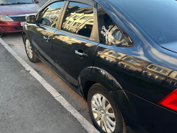 2008 Ford Focus II Рестайлинг, чёрный - вид 6