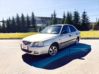 2007 Hyundai Accent ТагАЗ II, серебристый, 270000 рублей, вид 1
