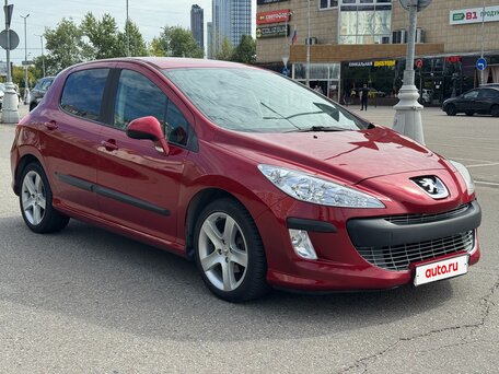 2008 Peugeot 308 I, красный, 489000 рублей, вид 4