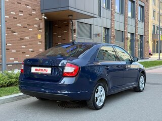 2015 Skoda Rapid I, синий, 628000 рублей, вид 4