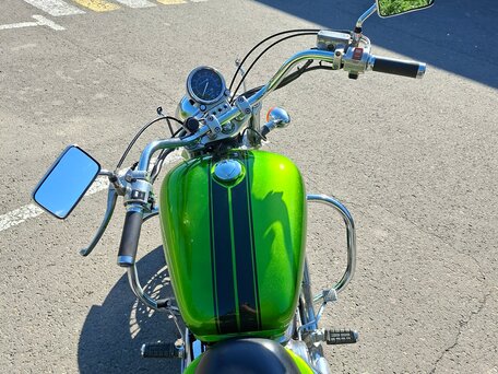1996 Honda VT 1100, зелёный, 365000 рублей, вид 2